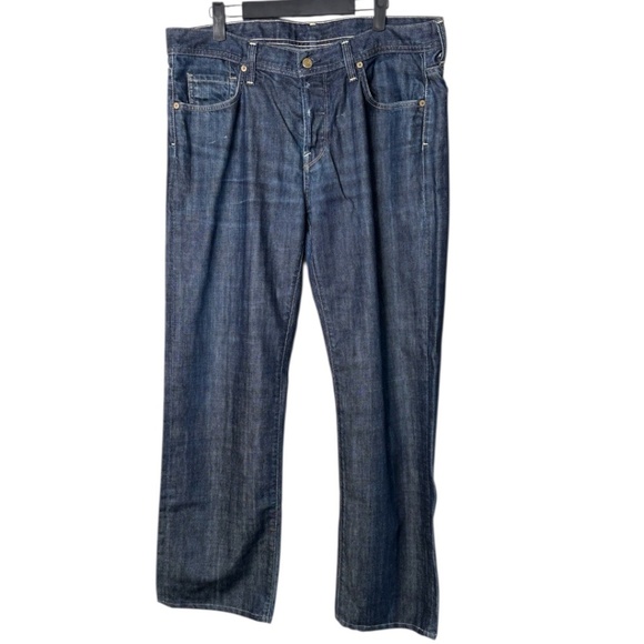 CITIZENS OF HUMANITY 100% Cotton MADE IN USA Evans Relaxed Fit Button Fly Sz 36 - Picture 3 of 15
